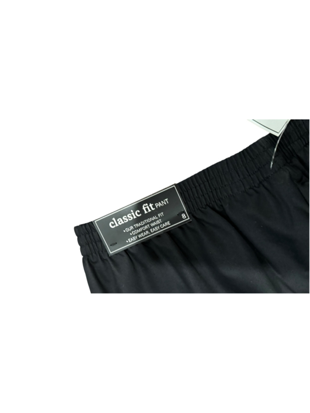 Women's Alfred Dunner Black Classic Fit Trousers Size 8 - Picture 3 of 5